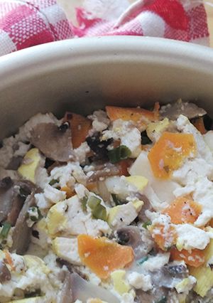 Foto resep Tahu kukus wortel jamur