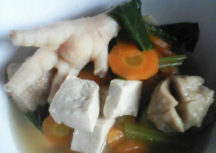 Sop tahu pentol
