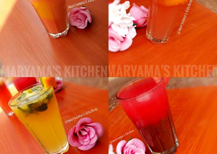 How to Prepare Speedy 4 simple iftar drinks/mojito&#39;s