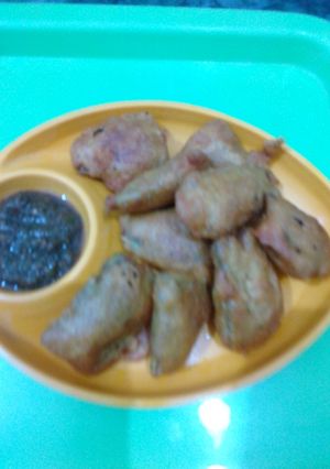 A picture of Ridge gourd fritters(Nenua (taroi)ke pakore).