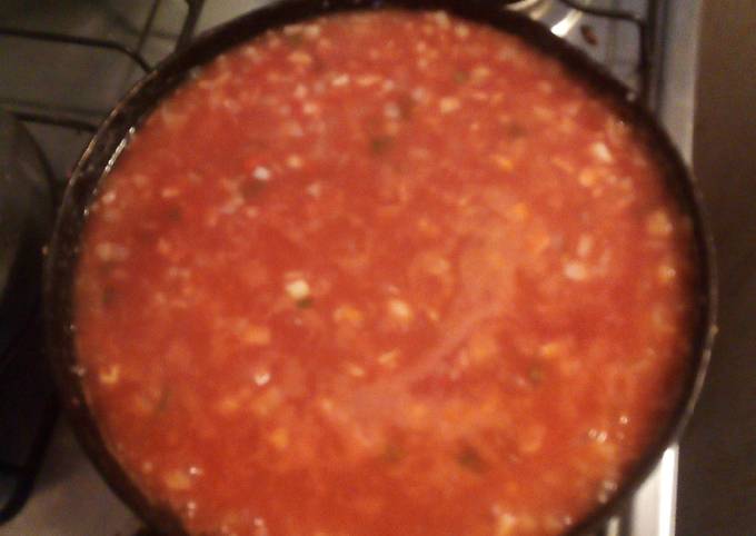 Salsa para pizza
