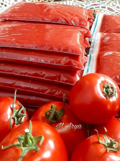 عکسی از دستور پوره گوجه فرنگی (فریز شده)