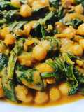 Curry di ceci e spinacini