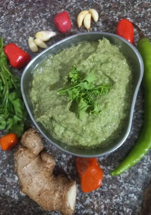 કોથમીર ની ચટણી (Kothmir Chutney Recipe In Gujarati) રેસીપી મુખ્ય ફોટો