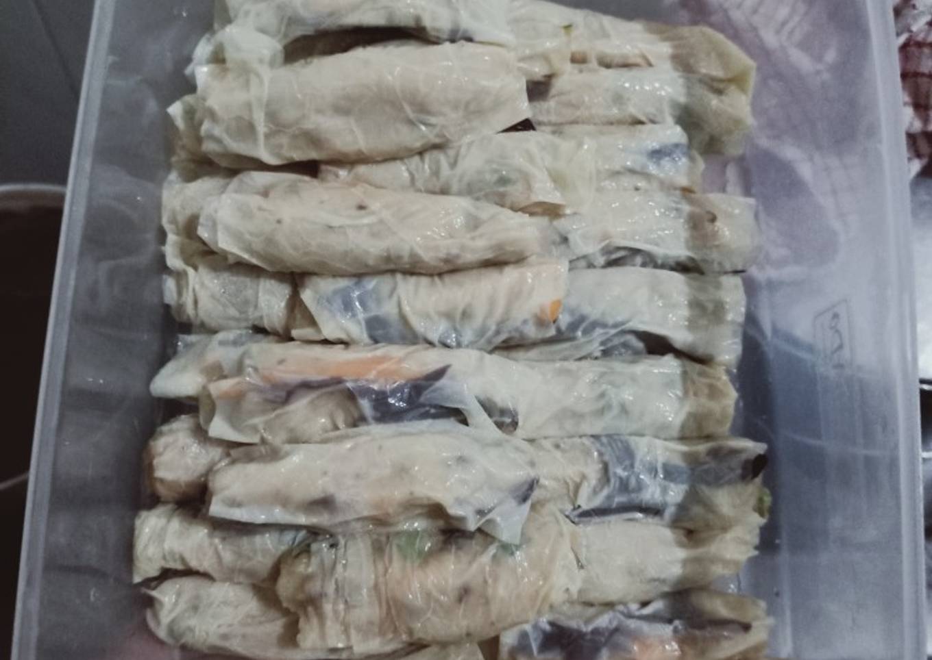 Lumpia kulit tahu / keichak dimsum