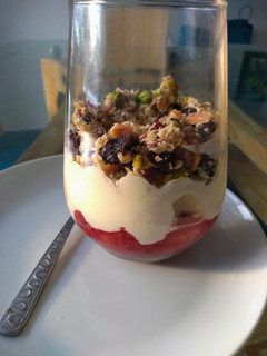 Una foto de Postre light