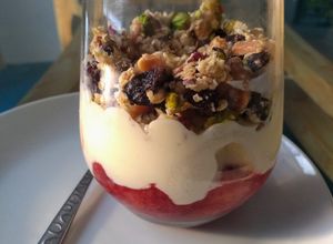 Una foto de Postre light