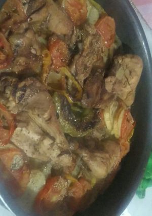 صورة لوصفة صينيه دجاج بالبطاطا