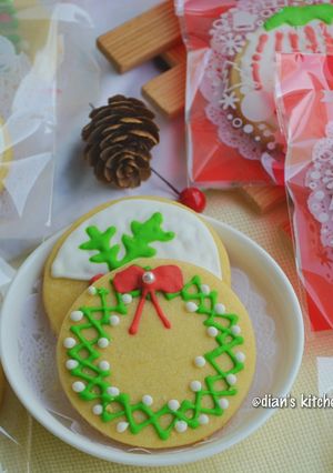 Foto resep Icing Sugar Cookies / Decorating Sugar Cookies / Kukis Glazur