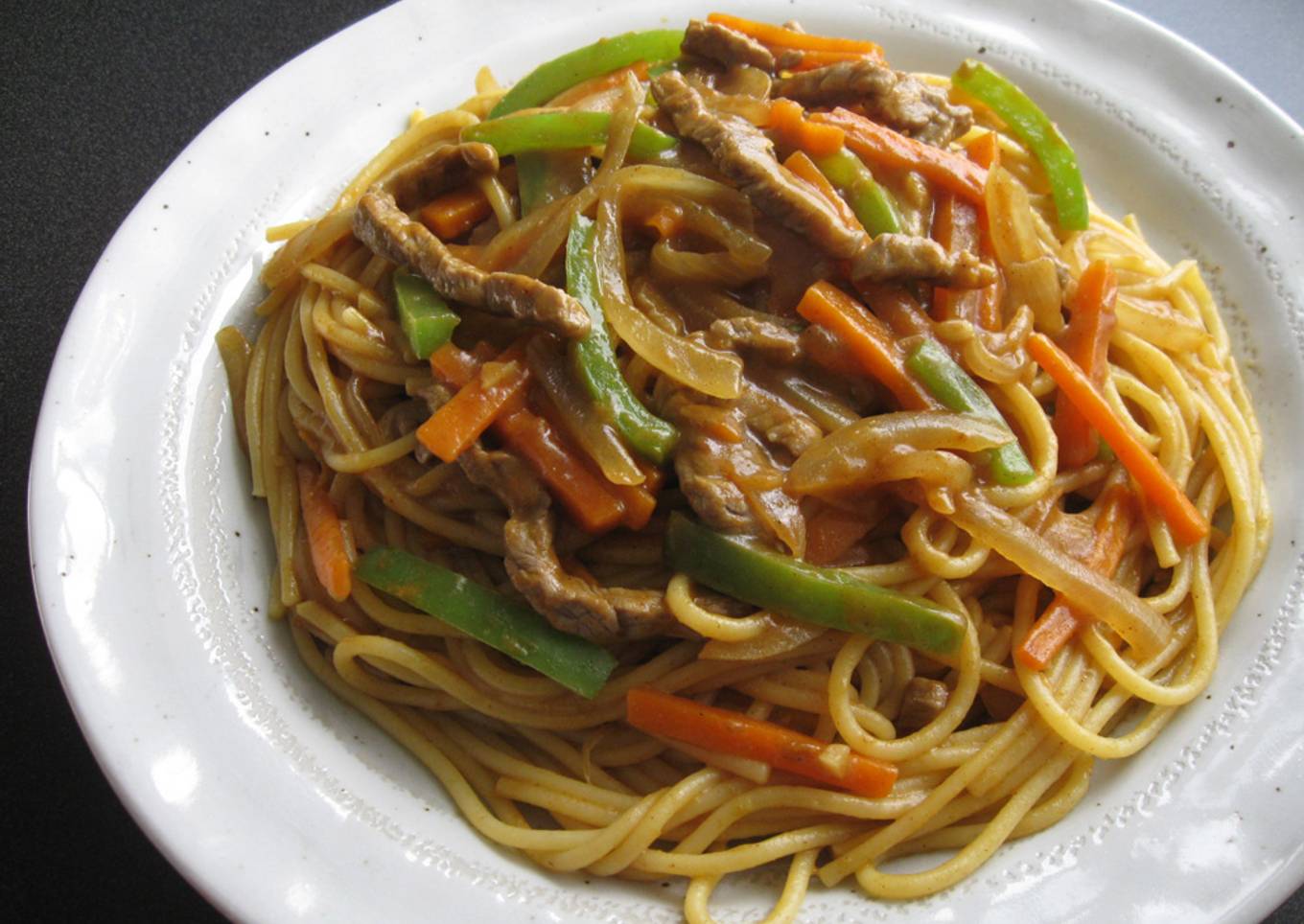 Beef Curry Spaghetti