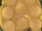 Una foto de tarta natillas