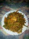 Lemon rice with assorted vegetables#authormarathon