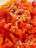 166.🥕Ensalada de zanahoria y sandía con aliño japonés🍉🥢