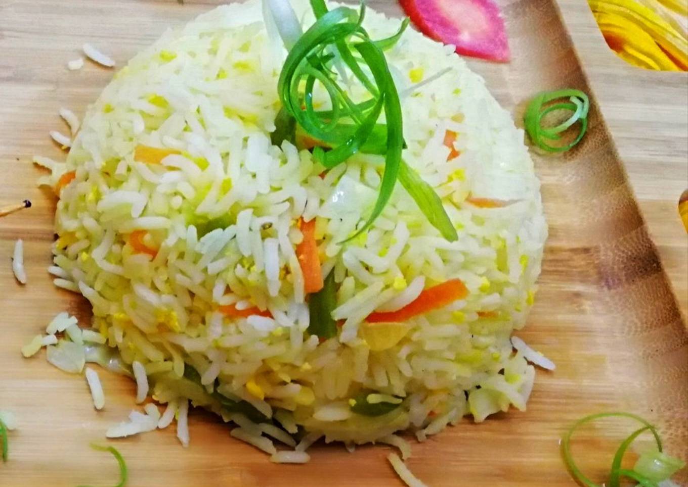 Vegetables egg fried rice