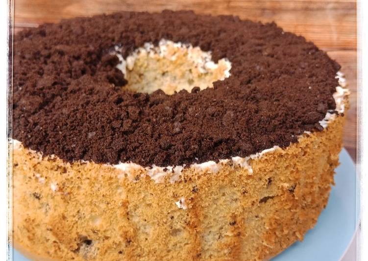 Resep Oreo Chiffon Cake (tanpa Baking powder) Anti Gagal
