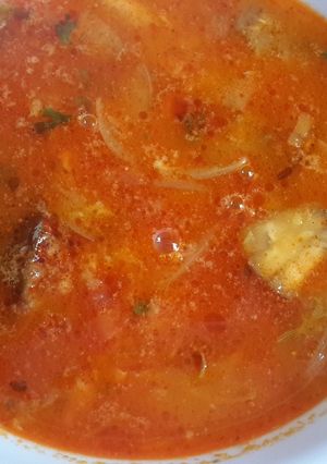 A picture of Sambhar.