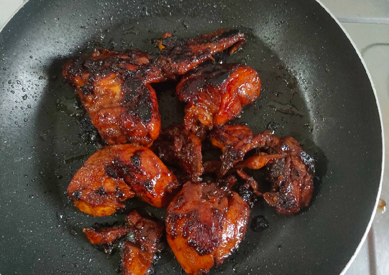 Ayam panggang teflon no msg no cabai untuk bocil