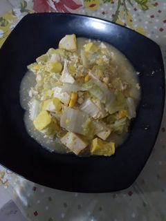 Foto resep Cah sawi tahu kuning