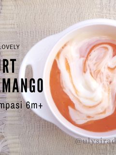 Foto resep Yoghurt Pepaya Mangga, snack mpasi 6m+