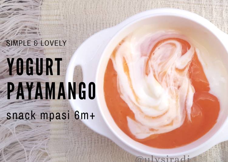 Resep Yoghurt Pepaya Mangga, snack mpasi 6m+ oleh 