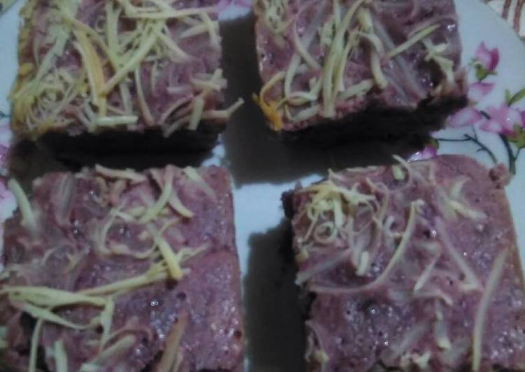 Anti Ribet, Bikin Brownies Ubi Ungu Enak