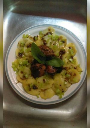 Una foto de Papas con carne