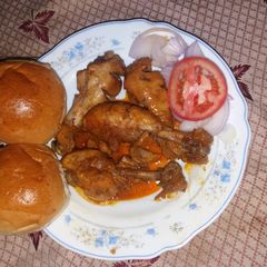 A picture of Chicken tandori.