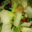 Tumis pokcoy sawi putih tahu