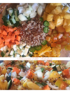 Foto resep Quinoa Zuchini Salad no mayonaise