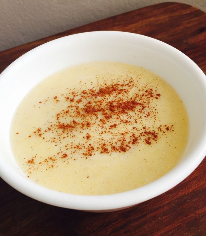 Una foto de Crema de Maíz (Desayuno)