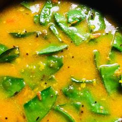 A picture of Broad beans easy sambar.