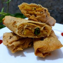 Papad Rolls💕 A picture of Papad Rolls💕.