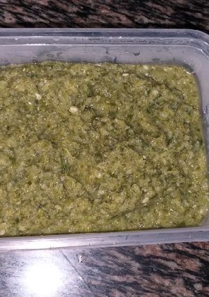 A picture of Mango chutney#authors marathon.