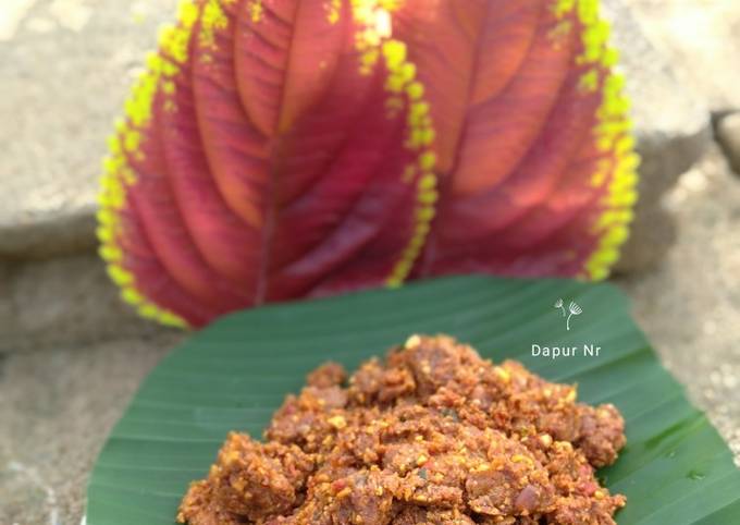 Resep Sambal Kacang Tanah Sambal Pecel Oleh Nimas Ririn Cookpad