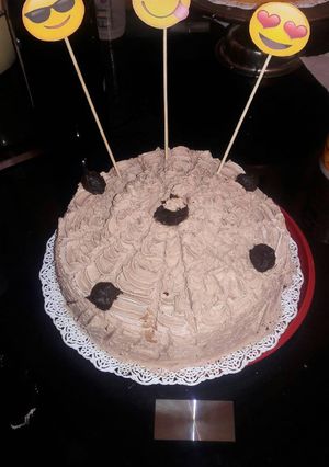 Una foto de Mousse de chocolate