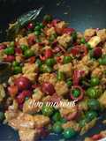 Oseng lencak dan oncom super pedas