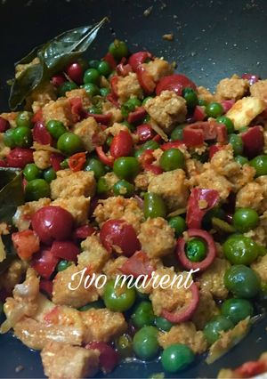 Foto resep Oseng lencak dan oncom super pedas