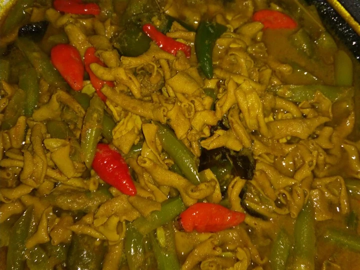 Cara Mudah Menyiapkan Resep Usus bumbu kuning yang Bikin Ngiler Anti Ribet, Lezat Sekali