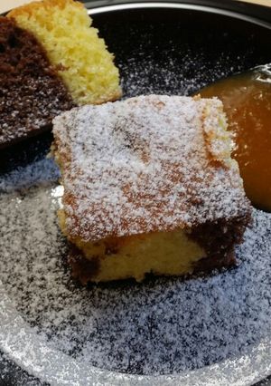 Sárga/Barna sütemény recept fotója