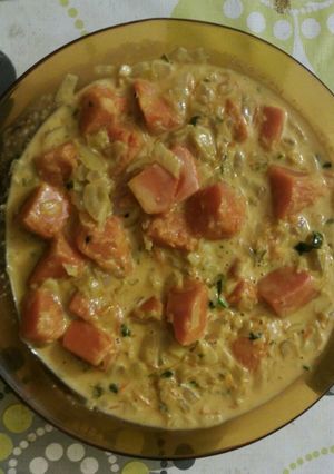 Una foto de Curry de Calabaza