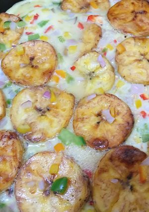 A picture of Plantain fritata.