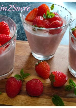 Une photo de Panna Cotta aux Fraises