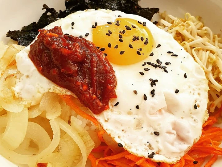 Recipe Simple emergency bibimbap the Can Spoil the Tongue So Delicious