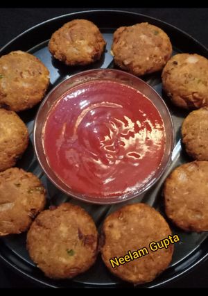 A picture of Crispy Soya kabab.