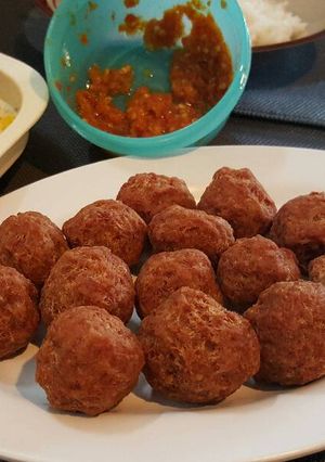 Foto resep Bakso goreng babi