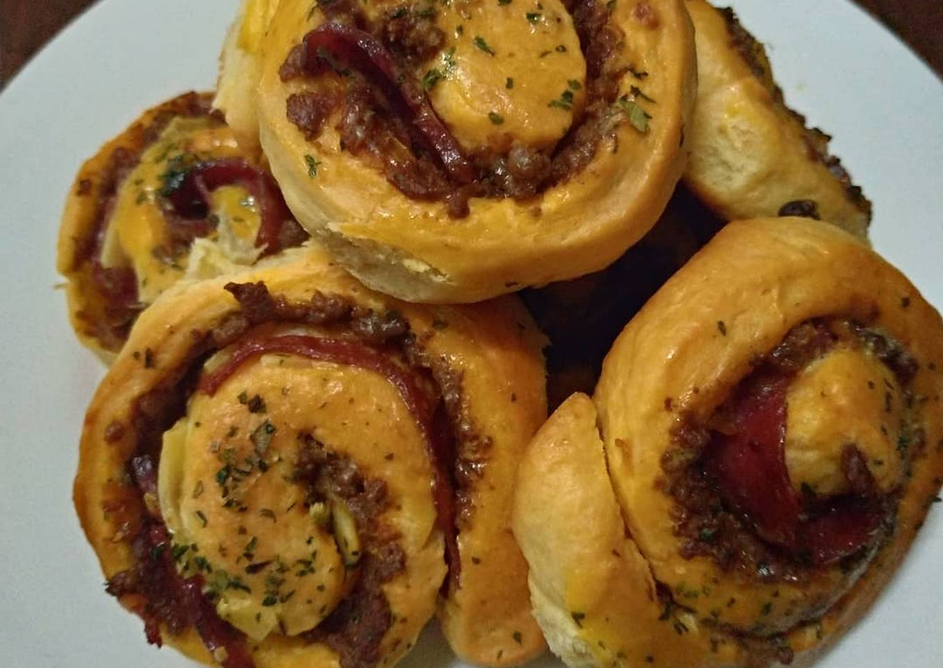 Smoke Beef and Cheese Roll