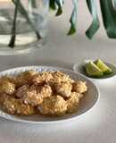 Nuggets de merluza con avena y panko en freidora de aire