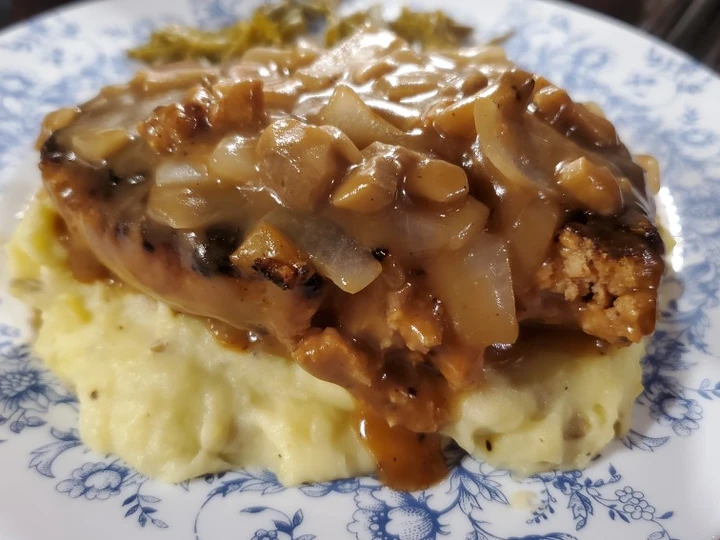 Easy Way Prepare Recipe My Salisbury Steak (Made with Ground Turkey) that is Awesome, Tasty}