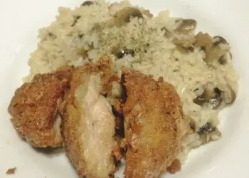 Resep Populer Mushroom Risotto dan Chicken Parmesan Ala Warteg