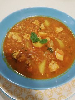 Una foto de Lentejas al curry de Dabiz Muñoz a mi manera